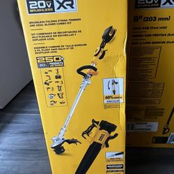 20 V. Brushless Trimmer Blowers Set 