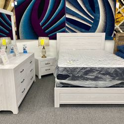 4pc Bedframe Set Queen Size $599