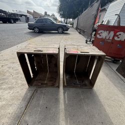 Vintage Wooden Crates