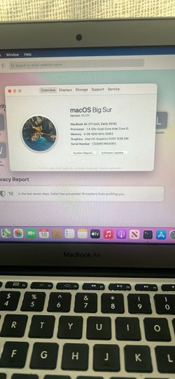 Apple MacBook Air 11-inch Early 2014