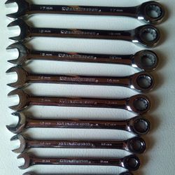Metric And Standard Gear Wrenches