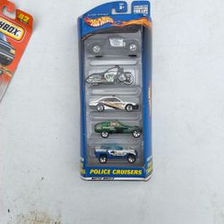 New! Hot Wheels Gift Pack - Police Cruisers - 5 Vehicle Set - 