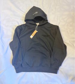 Essentials Fear Of God Black Hoodie Size M