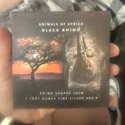 1oz silver rhino