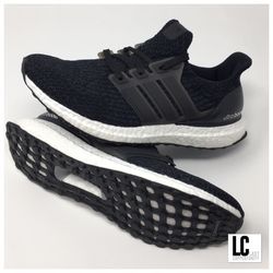 Adidas ultra boost 3.0 black (w) 9 & 9.5