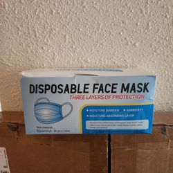 Sanitary 3-ply Face Masks 😷