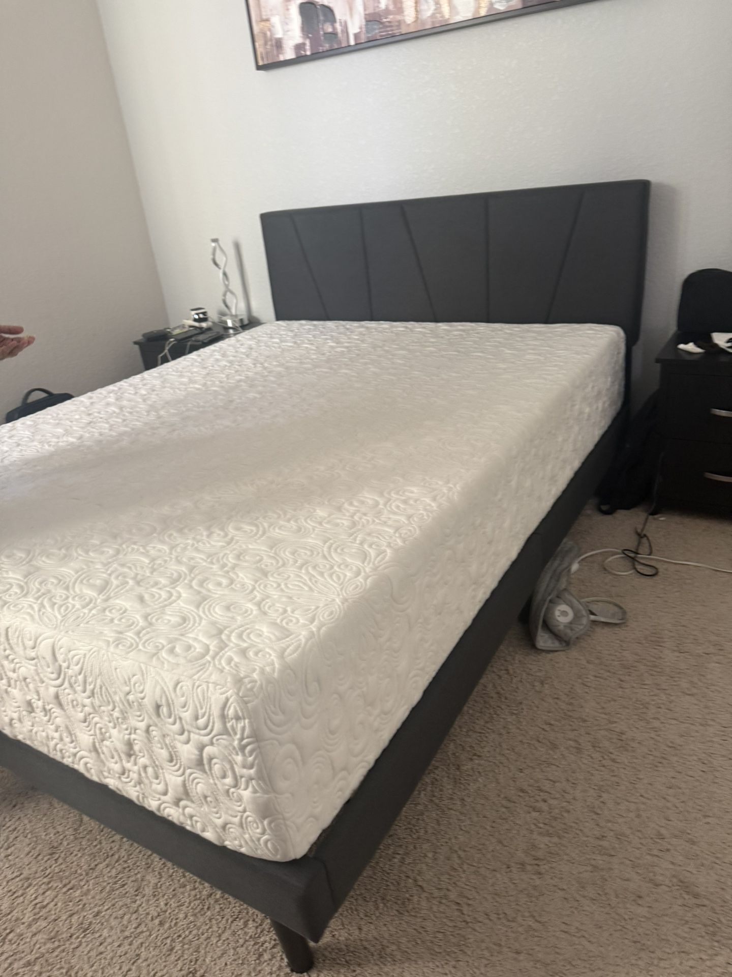 Queen Mattress And Bedframe