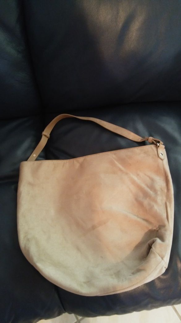 Old Navy Beige Suede purse