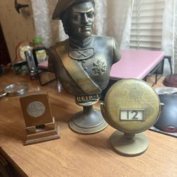 Russian Bust Calendar Soviet Era