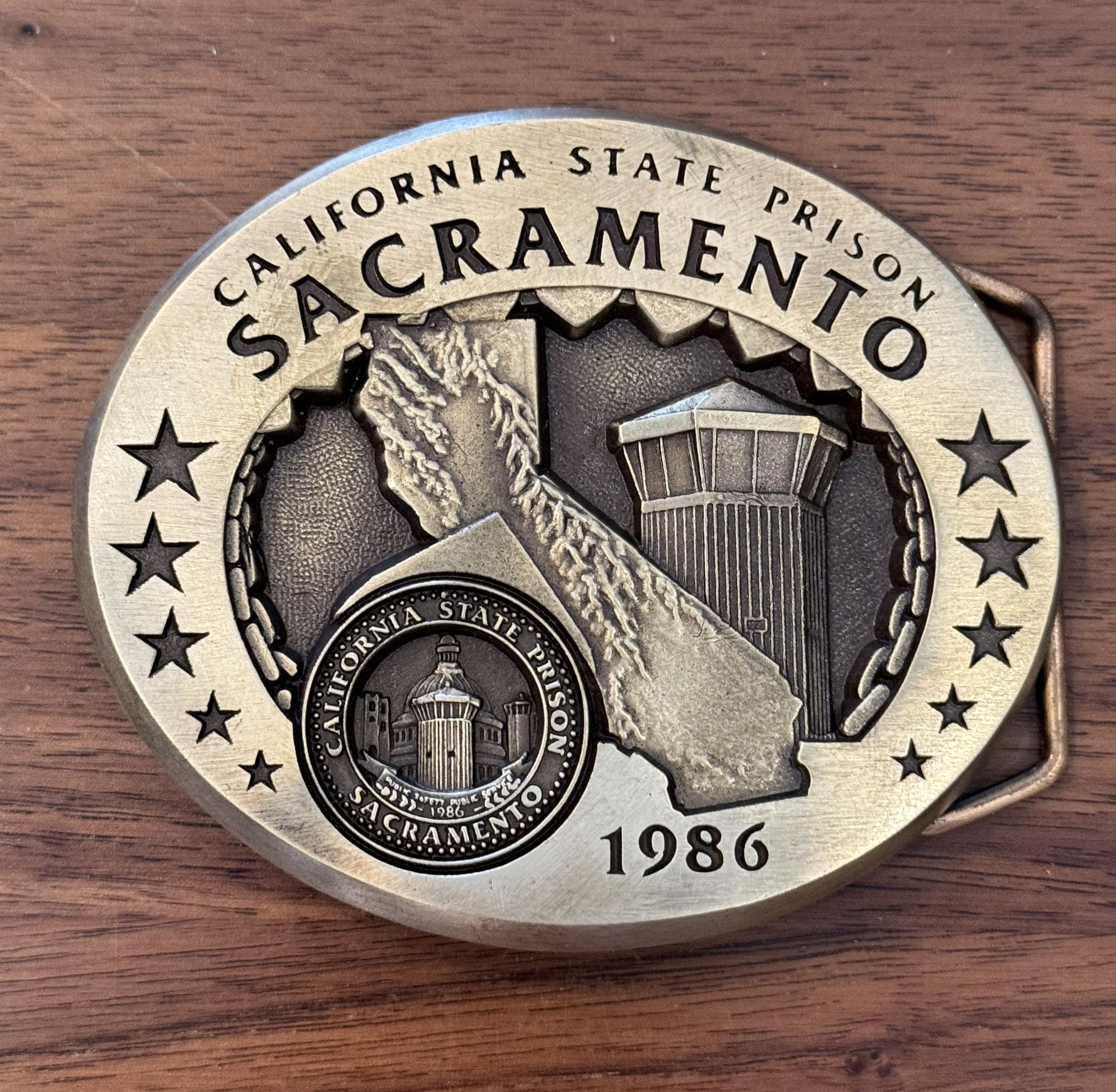Collectors California State Prison Buckle