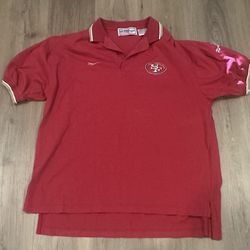 Vintage NFL Pro Line Reebok SF 49ers Red Polo Shirt Men’s XL