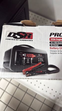 Battery charger and engine starter