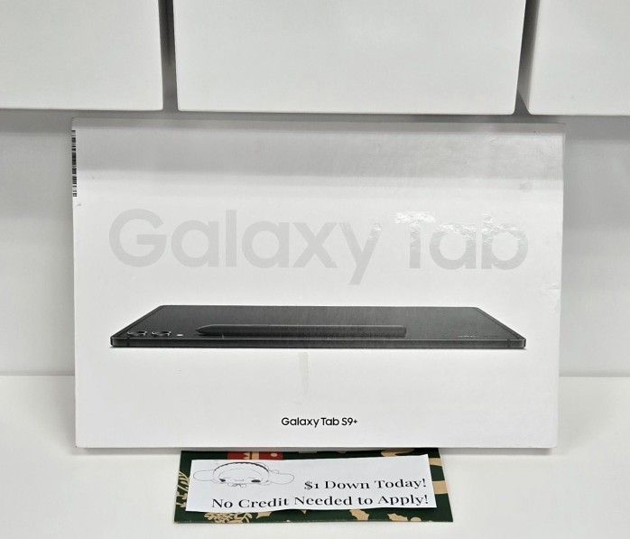 Samsung Galaxy Tab S9+ Plus Tablet - Payments Available - Pay $1 Down To take It home
