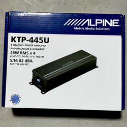 Alpine Car Amplifier KTP-445U Power Pack