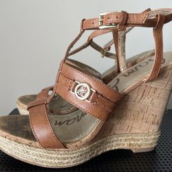 Sam Edelman/ Wedges / Karley/ Saddle lea8,5