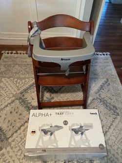 Hauck wooden high chair
