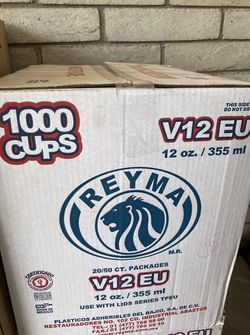 1000 12oz Plastic Cups