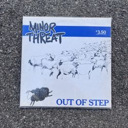 Minor Threat Out of Step Record with insert