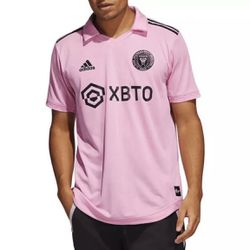Adidas Inter Miami Home Jersey Pink Soccer XL IB5026 Messi First MLS Kit Men's