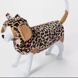 Pet Dog Hyde & Eek LEOPARD Halloween Costume Size Small, Medium, Large, X-Large Sweatshirt Hood NWT