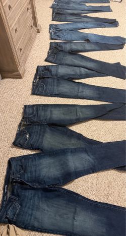 9 pair of jeans size 36x32 work jeans