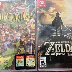 Nintendo Switch Zelda Super Mario Bros Deluxe Animal Crossing Collection Of Mana