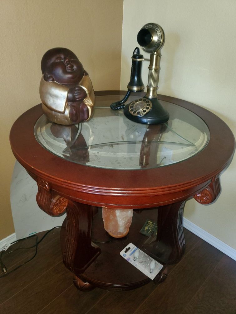 Coffee table and end tables