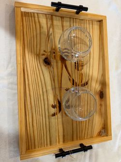 Reclaimed Wood Serving Tray - Palm Island Design