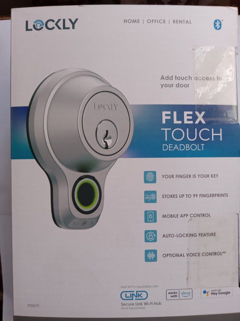 Lackey Flex Touch Bluetooth Deadbolt Smart Lock