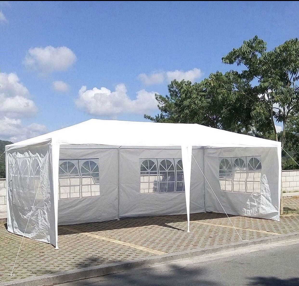 10x20 White Gazebo wedding party tent outdoor canopy tent   white FOR SALE in box