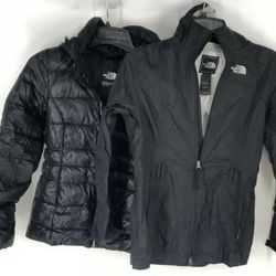 2 North Face Jacket Hyvent and puffer Jacket Coat size XS