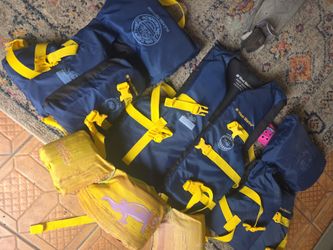 Life jackets and floating devices