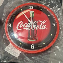 Coca Cola Clock/new 