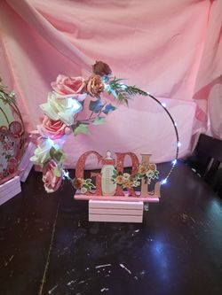 Baby Shower Center Pieces For Girl.