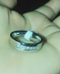 Stainless steel wedding ring size size 10