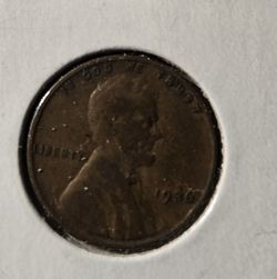 4 Wheat pennies from the thirties