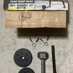 Vinyl Dumbell Set Loose Lot - 10lb