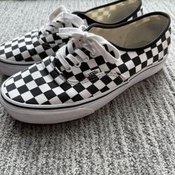 Customs Authentic Checkerboard Wide Shoe