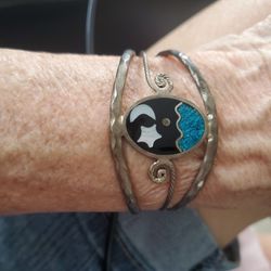 Sterling Silver Turquoise  Bracelet 