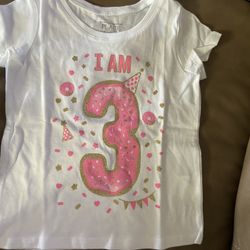 Birthday shirt and sneakers