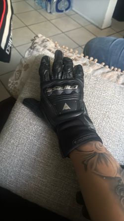 Talla L Guantes para motocicleta Dainese steel pro in black/ anthracite