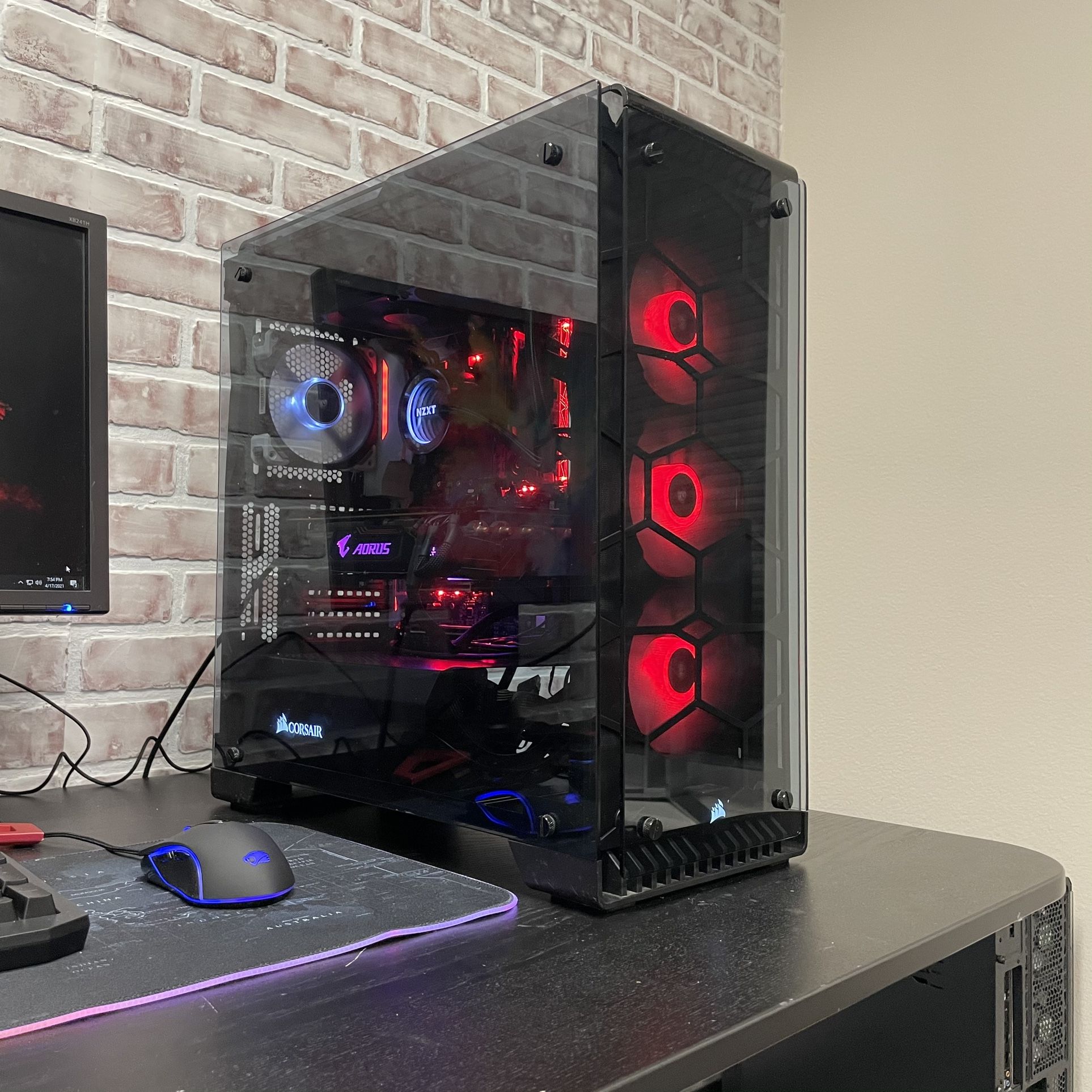 OVERKILL Gaming PC Streaming Setup Aorus 1080 Ti 11gb I7 16gb Ram overkill-gaming-pc-streaming-setup-aorus-1080-ti-11gb-i7-16gb-ram