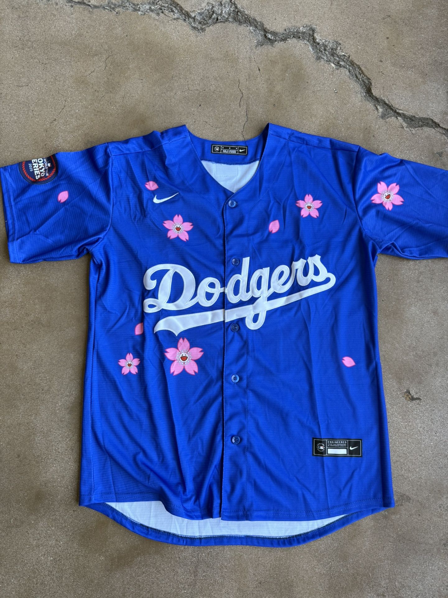 New Los Angeles Dodgers Blue Shohei Ohtani Japanese Jersey