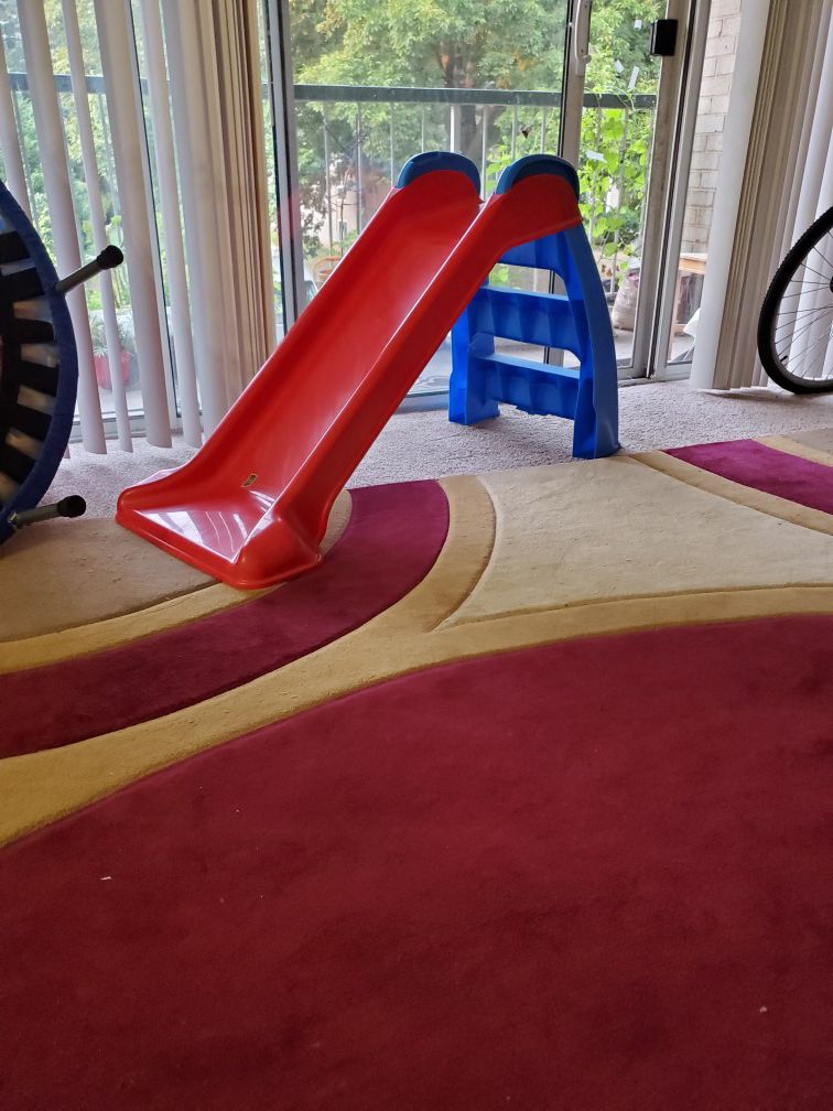 Little Tikes First Slide (Red/Blue) - Indoor/Outdoor Toddler Toy