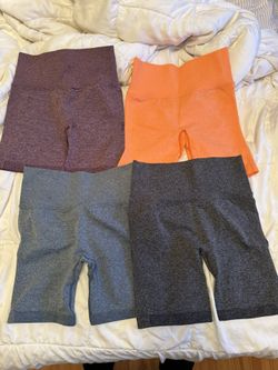 Set Of 4 Biker Shorts NEW Size Large 