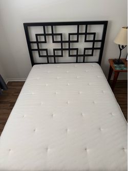 Full Size Bed Frame and Mattress