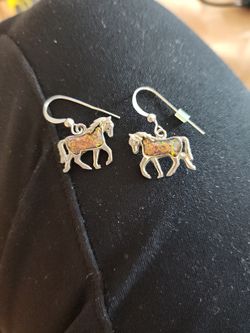 Pink Opalstoned Horses