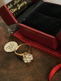 *** DIAMOND COCKTAIL RING ***