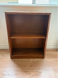 Small wooden bookshelf