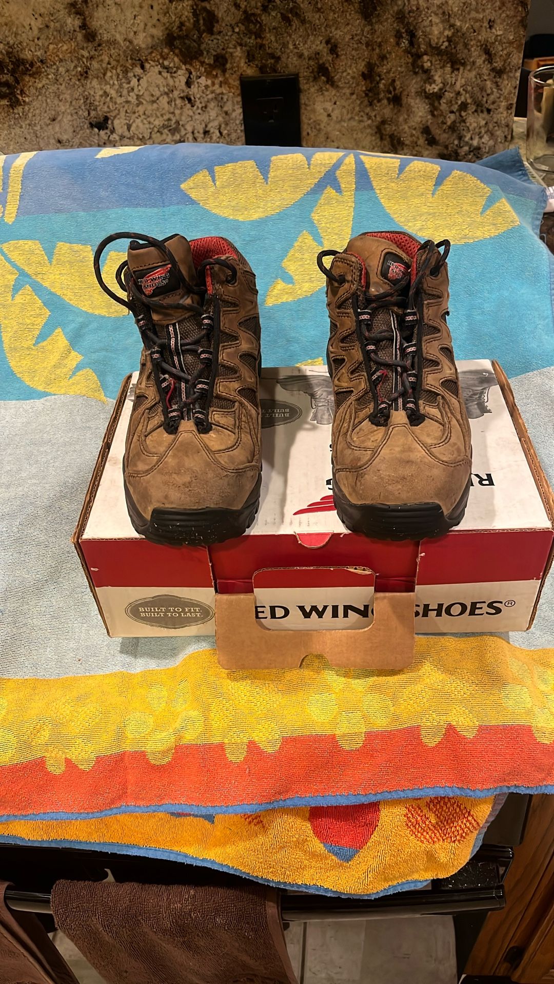 Red Wing Safety Boots Construction As New